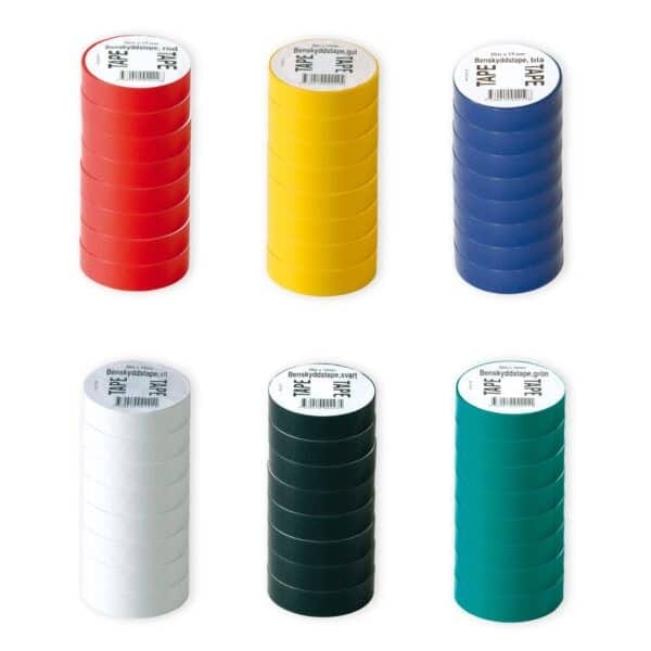 Sukkateippi PVC 19x20m / 10 kpl