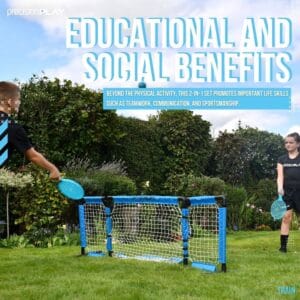 PrecisionPLAY 2in1 Combo Set jalkapallomaali- / tennisverkko setti