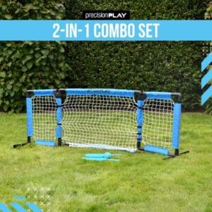 PrecisionPLAY 2in1 Combo Set jalkapallomaali- / tennisverkko setti